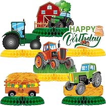 12 Traktor Party Leckerli-Boxen – 16x9,5x9,5 Cm, Mit Griff, Für Geburtstag & Babyparty