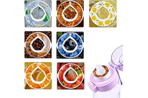 TOMTARY Flavour Pods Pack, 7PCS Air Water Bottle Flavour Pods Pack Taste Pods Fruit Scented 0 Sugar, 0 Calorie Flavour Pods or Sport Water Bottle Outdoor Fitness Sports