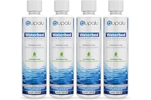 ‎BLUPALU blupalu Wasserbett Conditioner Premium Care – 4x 250ml – Wasserbetten Konditionierer gegen Gerüche & Algen, Pflege für alle Wassermatratzen & Systeme aller bekannten Hersteller
