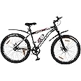 ROOTLINE Boeing NIBC (26T, Matt Black) Mountain Bicycle/Bike Without Gear Single Speed with Front Suspension and Dual Disc Brake for Men - Ideal for 13+ Years (Frame: 18 Inches)