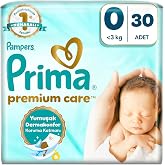 Prima Diaper Premium Care Number 0 30 Pieces