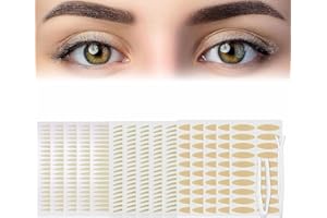 TUKNON Autocollant Double Paupiere,Bandes Paupières,Invisible Double Paupière Ruban,Double Bande de Paupière,Eyelid Strips,Double Paupière Autocollant,Autocollants Instantanés pour Paupières (600 Pièces)