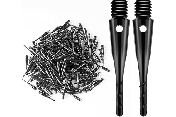 CyeeLife Fléchettes à pointe souple, pointe de fléchette à pointe souple 2BA 200 pièces, pointes de fléchettes à pointe en plastique, ensembles de pointes souples, accessoire de fléchette