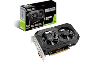 ASUS TUF GAMING NVIDIA GeForce GTX 1650 OC Edition V2 – Carte graphique (4GB GDDR6, HDMI, DisplayPort, DVI-D, Anti-poussière IP5X)