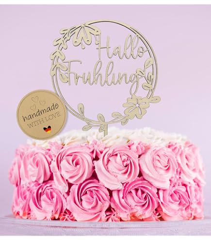 Personalisierten Kuchen-Topper Aus Holz – Mit Name, Datum, Alter Für Hochzeit, Geburtstag, Baby-Shower