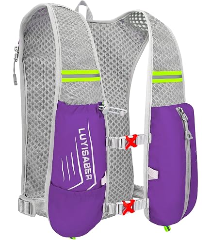 Nextyu Gilet Running Uomo Donna, Zaino Idratazione Trail Running - 8