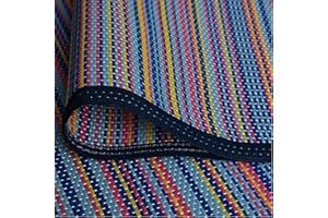 KZY LONDON Outdoor Rugs for Garden - Large Plastic Waterproof Mat 120x180 cm - Reversible Camping and Picnic Rugs - Perfect for Garden, Patio, Picnic, Decking - Stain And Water Resistant (Multicolor)