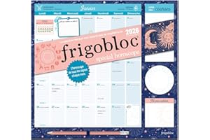 Frigobloc Mensuel 2026 Spécial Horoscope (de janv. à déc. 2026)