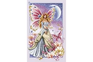 Vervaco - Kit para Cuadro de Punto de Cruz, diseño de Hada, Multicolor