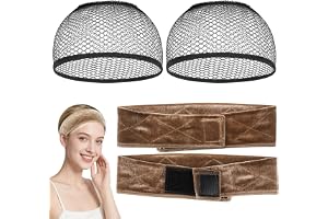 4 stycken halkfria perukband, elastiskt perukhandtag, justerbart