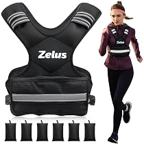 Sportneer Gilet ponderato per uomo e donna, 0,9 kg-19 kg, regolabile