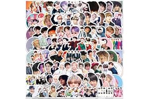 BTS Pegatinas, 100Pcs BTS Stickers, Ubephant Anime Pegatinas Impermeables Computadora Patineta Equipaje B-TS Regalos para Niños