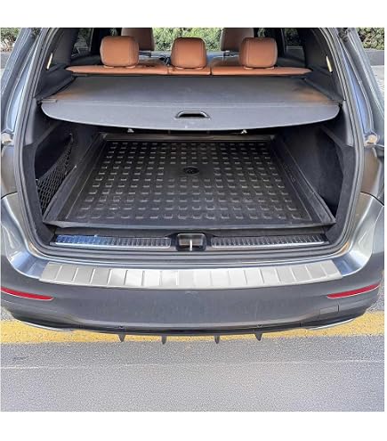Accessoire X254 Inox Protection Seuil Chargement RECAMBO Pour Mercedes GLC X254 - Acier Inoxydable Mat - Depuis 2022 - Style Et Protection Protection Esthétique