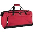 55 Liter, 24 Inch Lightweight Canvas Duffle Bags for Men & Women for Traveling and Gym Sports Equipment Bag (Red 1)
