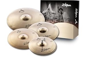 Zildjian A Custom Series Cymbal Box Set - 14 Inch Hi-Hats, 16 Inch/18 Inch Crash, 20 Inch Medium Ride