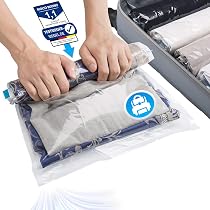 Sacchetti sottovuoto da viaggio da arrotolare - Set di 6 a mano