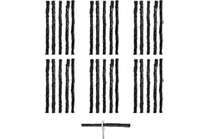 IBRIQO® 30 Mechas de Recambio 3,5 x 50 MM para Kit Herramienta Reparación Pinchazos MTB | Recambio Mechas MTB | Mechas Reparación Tubeless MTB y Road | Recambios Antipinchazos Bicicleta