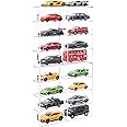 YYDS Hot 1/64 Scale Matchbox Wheels Toy Car Display Case Holds 32 Toy Cars Storage Organizer，Dustproof，Clear Matchbox Toy Car Display Box 6.5 X 7.5 X 1.6 inches 4pcs (2PCS(16 Slots))