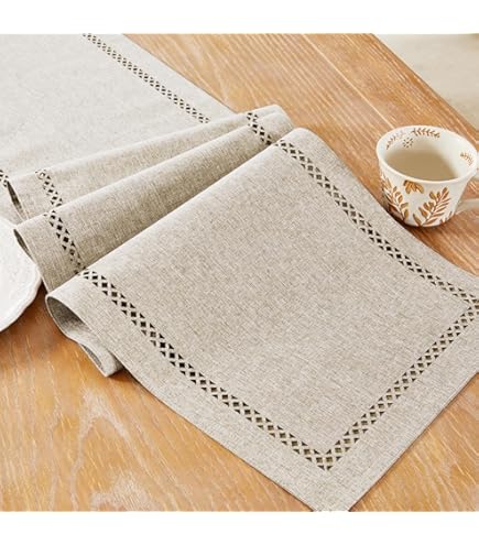 Camino De Mesa Primaveral Para Comedor Y Cocina Verde Floral | Meses