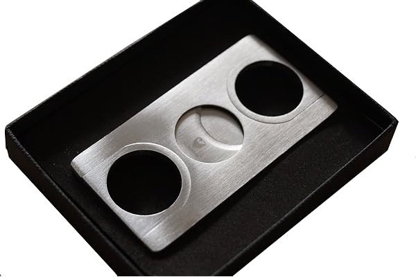 GERMANUS Coupe-Cigare, Carte Cutter, en acier inoxydable