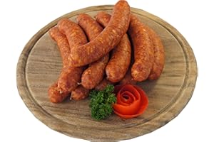 MEISTER'S Schweineknacker mit Kümmel | Knacker | Snackwurst | Krainer Würstchen | Premium Mettwurst geräuchert | 6 x 100g