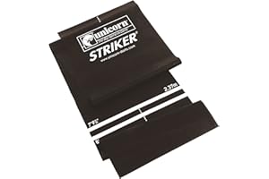 Unicorn Striker Tapis de fléchettes Mixte, Impression Noire et Blanche, Taille Unique