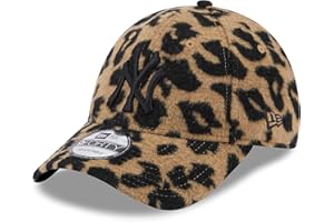 New Era New York Yankees MLB Leopard Camouflage Black 9Forty Adjustable Women Cap