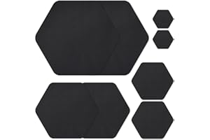 CXWLJL 8PCS Down Jacket Repair Patch, Self Adhesive Nylon Fabric Repair Patch Tape for Down Jackets, Coats, Tents Clothing Repair Tape - Black