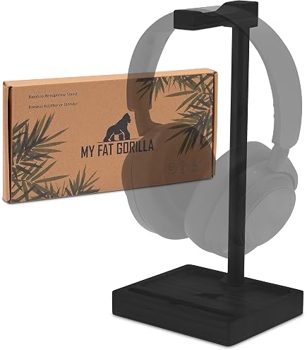 BSTiltion Supporto per cuffie RGB per controller di gioco, elegante e salvaspazio, con due porte USB per configurazione di gioco, materiale ABS, 29,8 x 14,2 x 14,1 cm