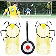Cible D'entraînement Football Top Bins – But Réglable Avec Sangles – Diamètre 50cm