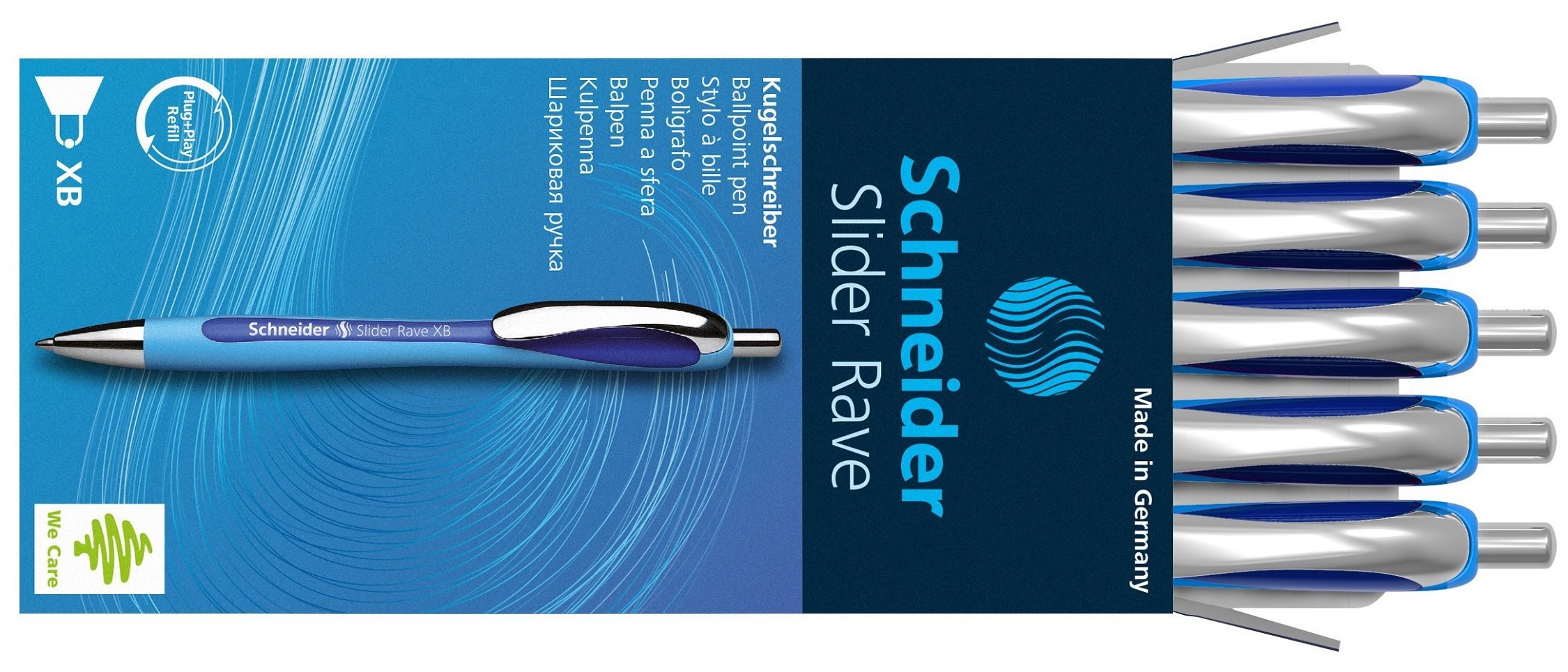 Schneider Slider Rave XB Kugelschreiber (Strichstärke XB, dokumentenechte Mine eBay