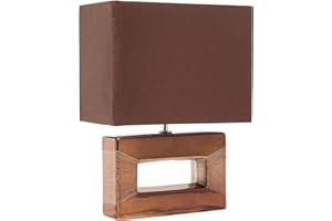 BELIANI Lámpara de mesa de metal cobre 42 cm pantalla decorativa moderna cuadrada Onyx