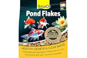 Tetra Pond Flakes 4 L Mangime per Pesci in Fiocchi, Ottimale per Pesci Giovani e di Piccole Dimensioni del Laghetto da Giardino
