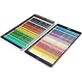 Amazon Basics - Matite colorate in confezione di latta da 72 pezzi, colori assortiti