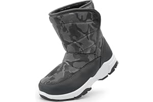 Harvest Land Kid Snow Boots Boys Winter Warm Comfortble Walking Boot Shoes