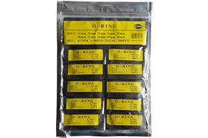 LUKRA LLF - Kit di ricambio per O-ring per orologio in gomma,