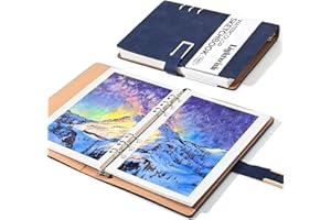 Lightwish Carnet de croquis aquarelle 100% coton sans acide, papier aquarelle 600 g/m² presse à froid pour artistes, adultes, étudiants, 12 feuilles, papier de 14 x 20 cm