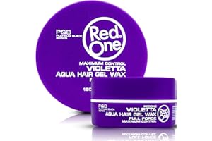 RedOne - Cire capillaire aquatique violette 150 ml | Fixation des contours | Cire capillaire à tenue forte pour hommes et femmes | Contrôle maximal | Parfum lavande