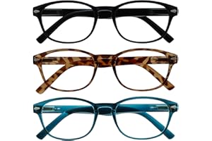 OPULIZE La Société Lunettes De Lecture Spécial Pack 3 Mélangé Offre Mer Bleu Brun Écaille Noir Femmes Hommes RRR76-123 +2,50