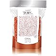 Italwax Top Line Hypoallergenic Hot Bead Wax Depilatory Waxing Pellets Solid Film Beans, Painless Gentle Hair Removal for Sensitive Skin 750grm (Coral)