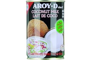 AROY-D Lait de Coco pour Dessert 400 ml