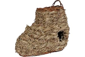 Rosewood Naturals Woven Play 'n' Hide Boot, Natural Materials Hand Woven, Small Animal Activity Toy for Rabbits, House and Hideout for Hamsters, Gerbils and Mice