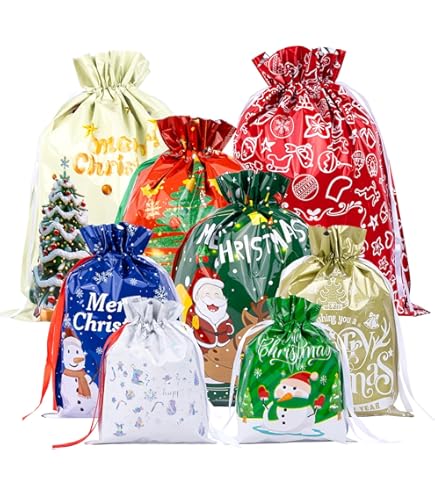 30 Pcs Sacs De Noël Pour Chocolats Biscuits Bonbons, Sapin De Noël Sacs