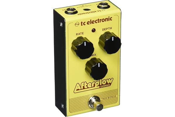TC Electronic AFTERGLOW CHORUS Pédale de Chorus de Style Vintage avec Circuit Bucket-Brigade 100 % Analogique