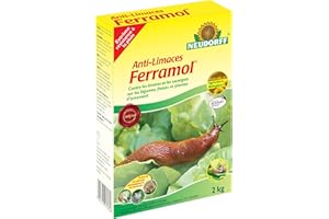 Neudorff Anti-Limaces Ferramol - 2 kg - Contre les limaces et les escargots sur les légumes, fraises et plantes d’ornement