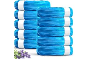 OBAKAER Nappy Bin Refills 10-Pack (10m each) Diaper Pail Refill Bags Compatible with Tommee Tippee Twist & Click Angelcare Refill for All Models Bins,Powerful Odor Lock Disposal Nappy Bags,Plant Scented