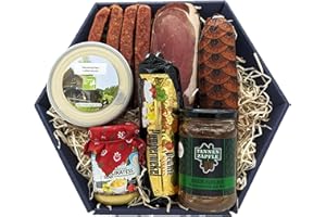 Genießer Schale SchwarzwaldArt - Adler Lebensmittel Geschenkidee, Original Schwarzwälder Spezialitäten, 1 Stück 8-teilig