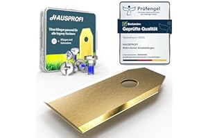 HAUSPROFI 30x Titan Ersatzklingen für Segway Navimow i105e & H-Serie, kompatibel mit allen i/H/X Modellen, DIN EN 50636-2-107 geprüft, 60% langlebiger, inkl. 30x Schrauben & Box