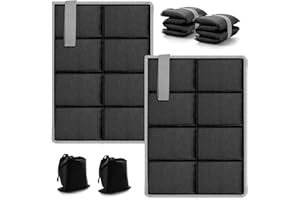 WOBENKE 2 Pack Sitzkissen Outdoor Thermo Sitzkissen Faltbare Sitzunterlage Sitzmatte Wasserdicht Tragbar, aus Oxford-Stoff,mit 2 Aufbewahrungsbeutel Für Outdoor Spielplatz Camping Wandern Picknick