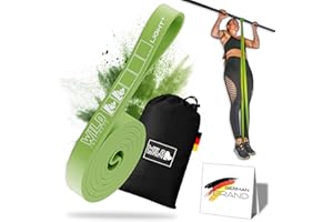 Wild Instincts® Bandas de Resistencia/Bandas Elásticas para Dominadas / 5 Bandas de Entrenamiento Individualmente y en un Set/Banda Elástica Fitness/Bandas Elásticas Musculación